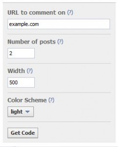 комментариев Facebook на wordpress